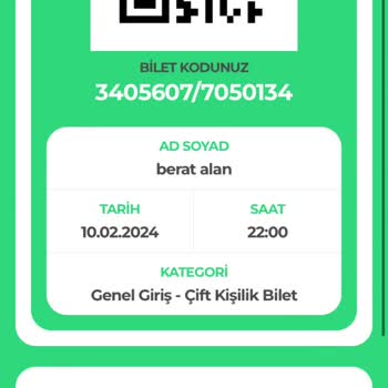 Bubilet Konser Bileti İptali Ve Para İadesi