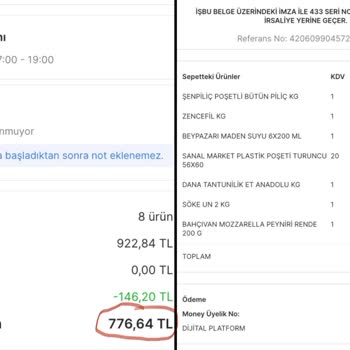 Migros Sanal Market Hatası 325 Liralık Kaybıma Neden Oldu