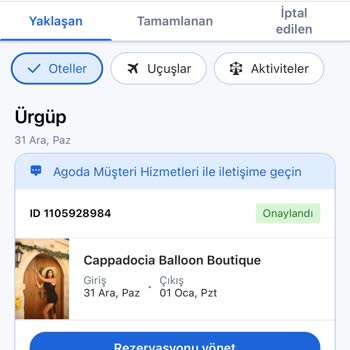 Agoda.com Rezervasyon İptalini İstiyorum Sizden Dolayı