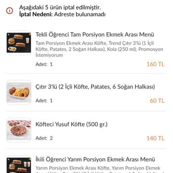 Trendyol Paramı Çekti Sipariş Getirmeden Paramı Aldı