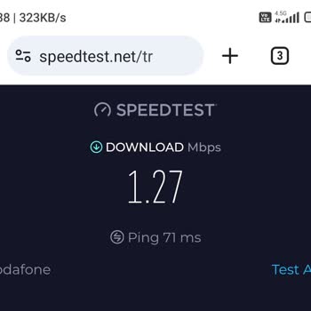 Vodafone Şebeke, İnternet Sorunu.