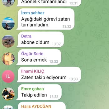 Telegram Instagram Görevinde Mağduriyet