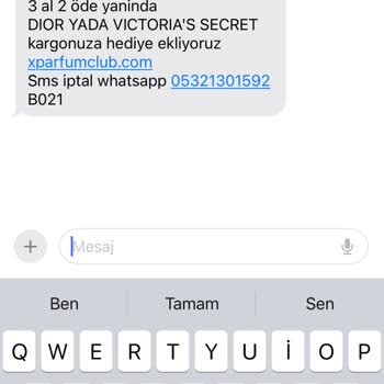 Xparfumclub İzinsiz SMS Gönderimi