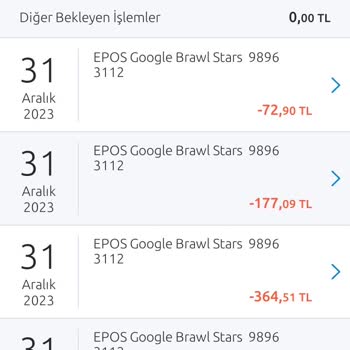 Supercell Kredi Kartımdan Çekim Yapılması