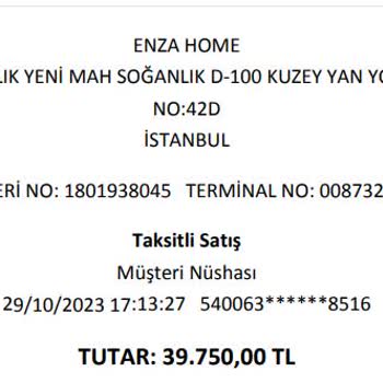 Enza Home Teslimat/Kurulum Umursamazlığı. (Yatak Odası Gardırop)