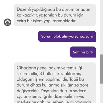 Dyson V15 Toz Haznesi Yerine Cyclon Tarafına Toz Topluyor