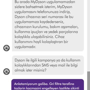 Dyson V15 Toz Haznesi Yerine Cyclon Tarafına Toz Topluyor