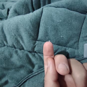 Karaca Home Motto Comford Çift Kişilik Nevresimden Kıl Şeklinde Elyaf Çıktı