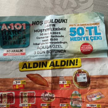 A101 Açılış Promosyonu Hayal Kırıklığı