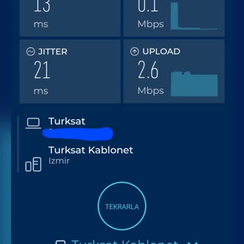 Tursat Kablo Net İnternet Hızı