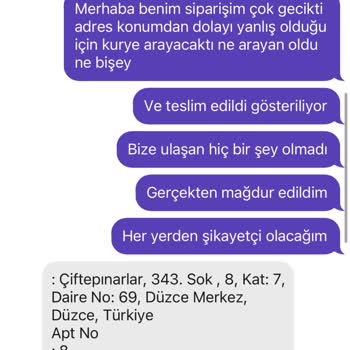 GetirYemek Getir Pişmanlıktır Yanlış Adrese Teslim