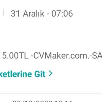 CV Maker Para Çekiyor