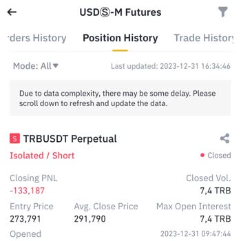 Binance Kaldıraçlı Sistemde Yapılanlar