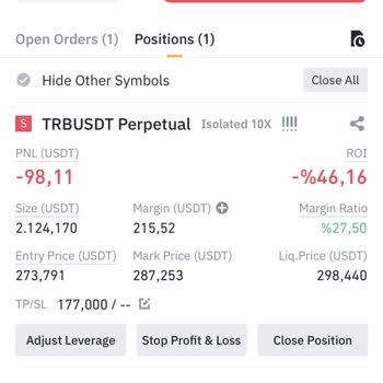 Binance Kaldıraçlı Sistemde Yapılanlar
