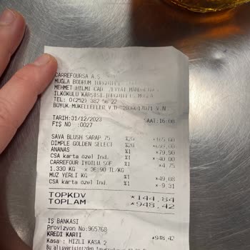 Carrefour SA'nın Fişi Olan Ürünü İade Almaması!