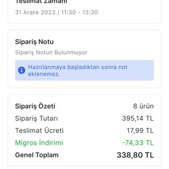 Migros Sanal Market Mağduriyeti