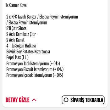 KFC Mobil Ve Avcılar Pelican Mall KFC Gel Al Sipariş Sorunum