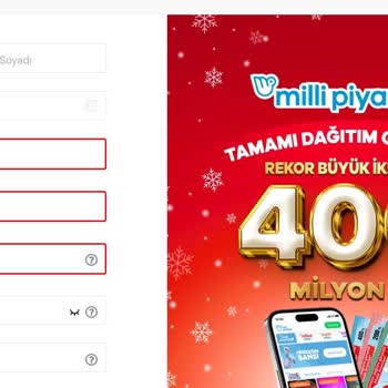 Milli Piyango Sitesine Üye Olamıyorum!