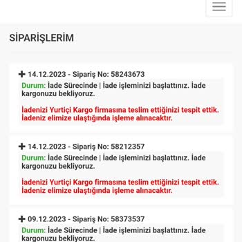 Derimarket İade Sürecinde Yaşanan Sorunlar Ve Çözüm Talebi