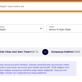 Teknosa İnsanlara Yanıltıcı Bilgi Veriyor