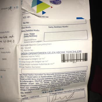 Türk Telekom Mobil Hattımın Aktivasyon Ve Fatura Sorunu