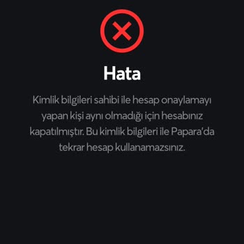 Papara Hesabıma Giriş Yapamıyorum