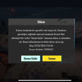PUBG (pubgmobile.com) Hesabım Sürekli Banlanıyor!