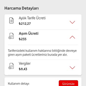 Vodafone Fazla Ücretlendirme Ve Müşteri Memnuniyetsizliği