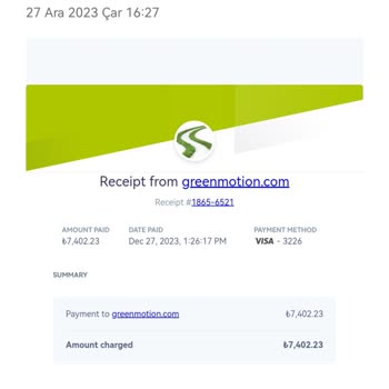 Greenmotion Car Rental Ücret Alıp Araç Vermeme