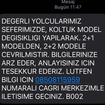 Obilet Otobüs Firmasının Sefer Düzeni Değişikliği Ve Müşteri Tepkileri