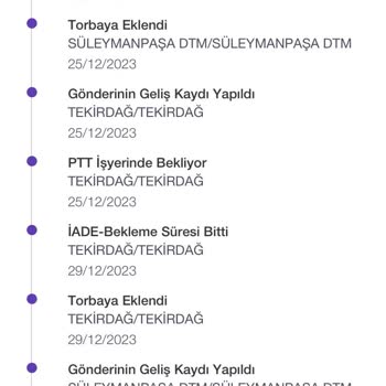 Gardrops Kargo Adres Değişikliği