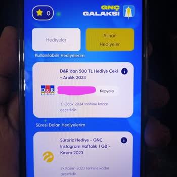 Turkcell Kazandığım Hediye Çekini Kullanılmış Olarak Gösterdi