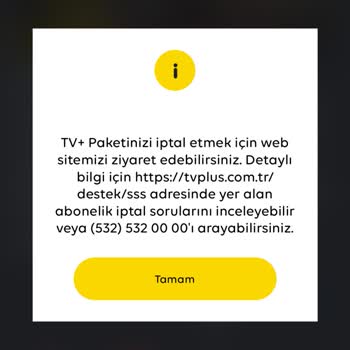 TV+ Üyelik İptali Sorunu