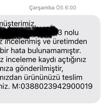 FLO Ayakkabı FLO Mağazasının Red Göndermesi