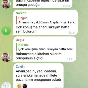 Telegram Allah A Peygambere Küfür