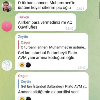 Telegram Allah A Peygambere Küfür
