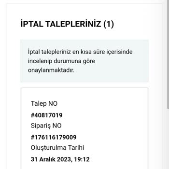 Vozol Center Para İademi Yapmadı