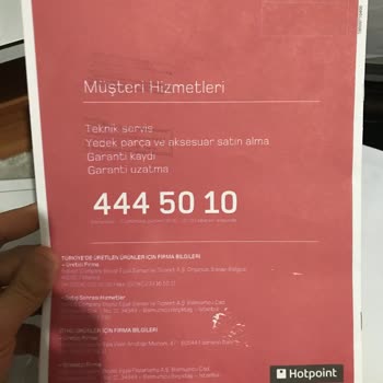 Hotpoint Ariston Servis Sorun