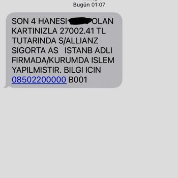 Allianz Sigorta'nın Onay Dışı İşlem Yapması