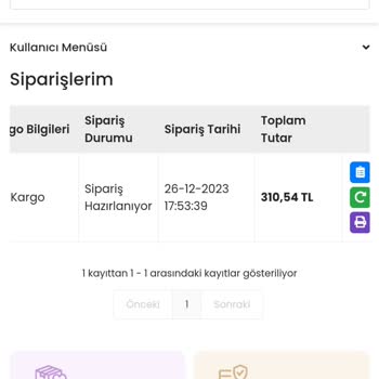 İndeks Kitap 1 Haftadır Sipariş Hazırlanıyor Yazıyor
