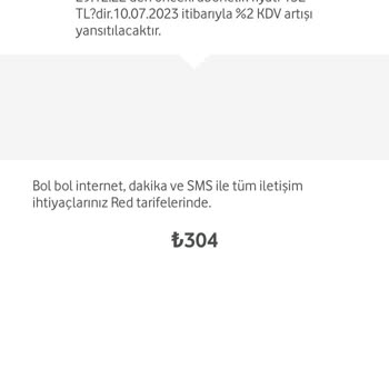 Vodafone Tarifeme 4 Kat Zam Yapıldı