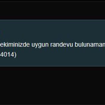 MHRS (Merkezi Hekim Randevu Sistemi) Mutlukent ASM'DEN Randevu Alamama Saçmalığı