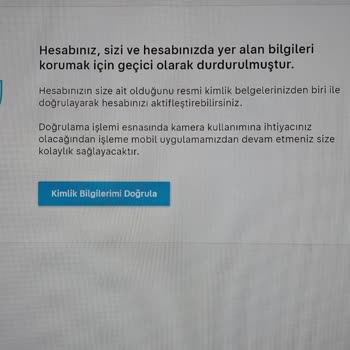 Sahibinden.com Hesabın Gereksiz Yere Dondurulması Ve Mağduriyet