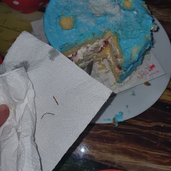 Cicim Pastanesi Pastadan Tel Parçası Cisim Çıktı