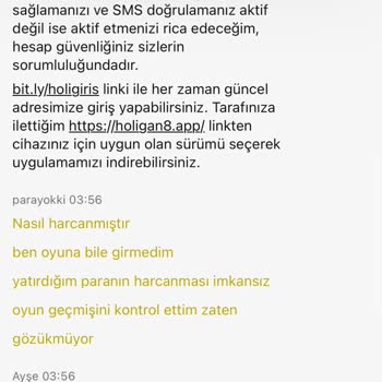 Holiganbet Oyun Sırasında Hesabımdaki Paranın Kaybolması
