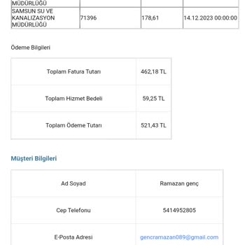 Faturaodemelisin.net Su Fatura Borcu Alınıp Ödenmemesi