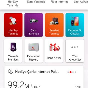 Vodafone Aşım Paketi Düzeni