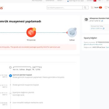Ürünüme El Koyuldu İGA Gümrük Memurları Tarafından