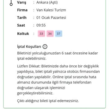 Van Kalesi Turizm Van Kalesi Otobüs Firması Sorumsuzluğu Mağduriyet