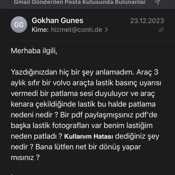 Otokoç Continental Volvo Garanti Ve Müşteri İlgisizliği